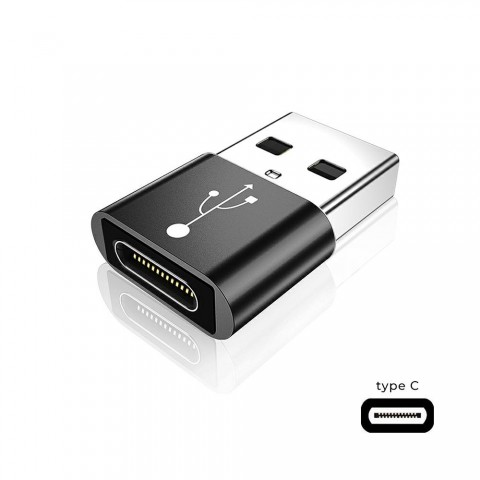 Perėjimas USB 3.0 → USB C (K-L) juodas (black) 